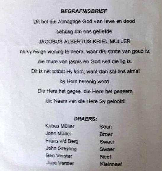 MÜLLER-Jacobus-Albertus-Kriel-1929-1997-M_99