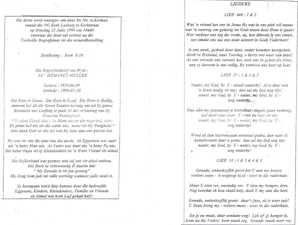 MULLER-Jan-Hermanus-Nn-Lammie-1929-1996-M