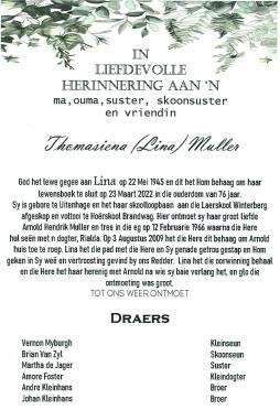 MULLER-Thomasiena-Nn-Lina-1945-2022-F_2
