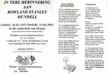 MUNDELL-Surnames-Vanne