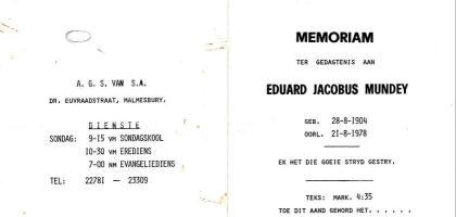 MUNDEY-Eduard-Jacobus-1904-1978-M