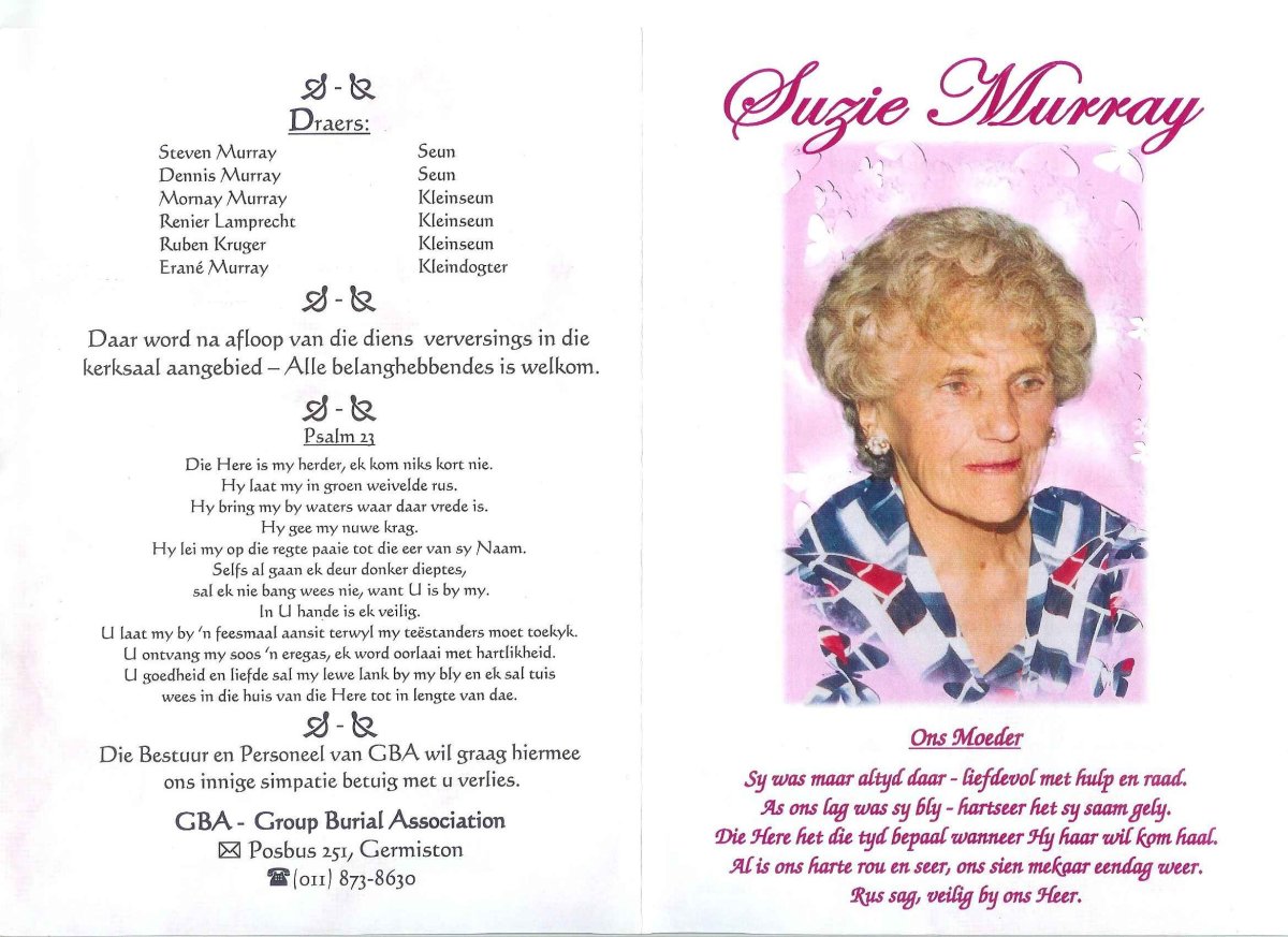 MURRAY-Susanna-Magrietha-Nn-Suzie-nee-Koekemoer-1922-2010-F_1