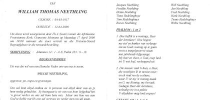 NEETHLING-Surnames-Vanne