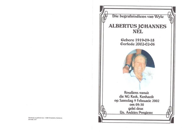 NEL-Albertus-Johannes-1919-2002-M_1