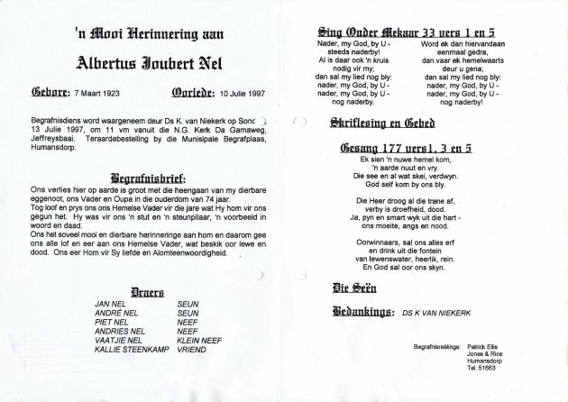 NEL-Albertus-Joubert-1923-1997-M_1