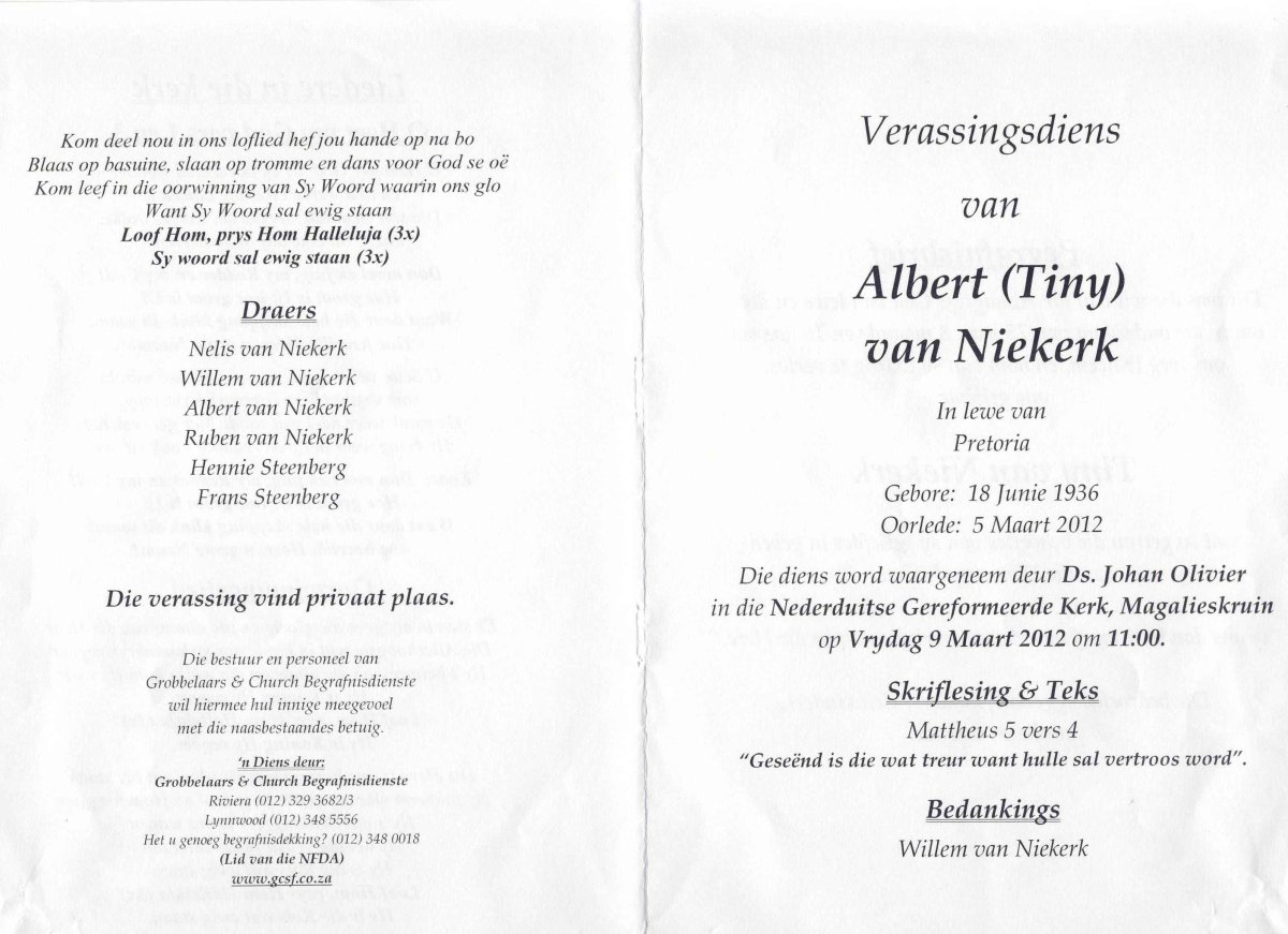 NIEKERK-VAN-Albert-Nn-Tiny-1936-2012-M_2