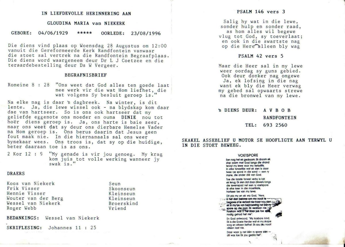 NIEKERK-VAN-Gloudina-Maria-Nn-Dinie-1929-1996-F_1
