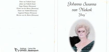 NIEKERK-VAN-Johanna-Susanna-Nn-Joey-1943-2006-F