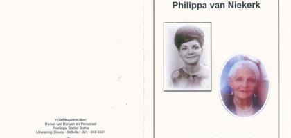 NIEKERK-VAN-Philippa-Sophia-Johanna-1937-2009-F
