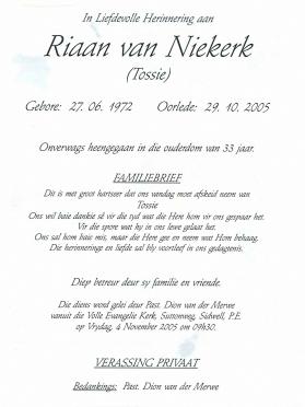 NIEKERK-VAN-Riaan-Nn-Tossie-1972-2005-M_2