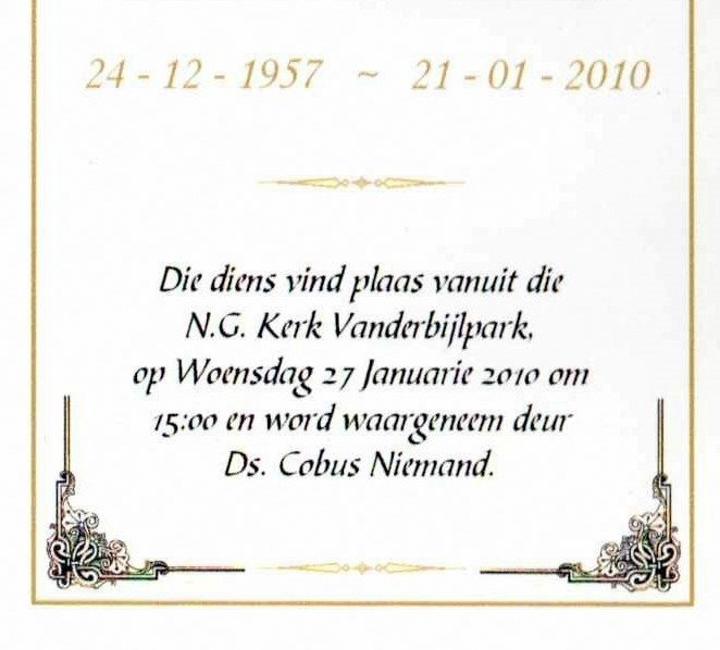 NIEKERK-VAN-Thys-1957-2010-M_99