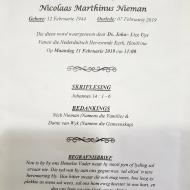 NIEMAN-Nicolaas-Marthinus-Nn-Niek.Nic-1944-2019-M_2