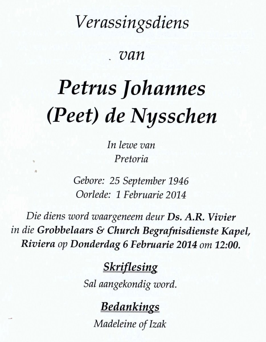 NYSSCHEN-DE-Petrus-Johannes-Nn-Peet-1946-2014-M_99