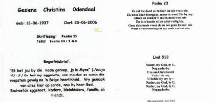ODENDAAL-Gesiena-Christina-1937-2006-F