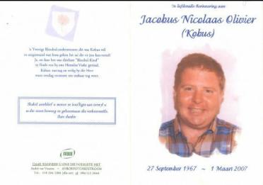 OLIVIER-Jacobus-Nicolaas-Nn-Kobus-1967-2007-M