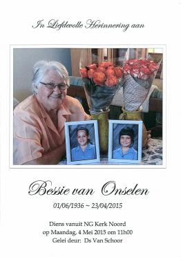 ONSELEN-VAN-Bessie-1936-2015-F
