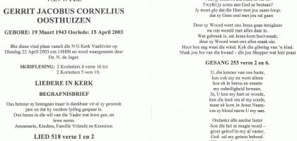 OOSTHUIZEN-Gerrit-Jacobus-Cornelius-1943-2003-M