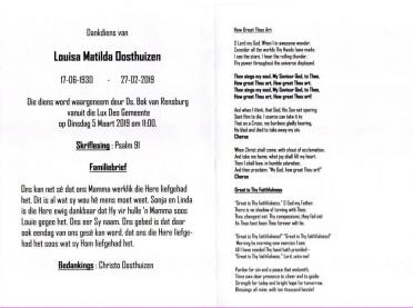 OOSTHUIZEN-Louisa-Matilda-Nn-Louie-1930-2019-F-2