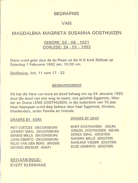 OOSTHUIZEN-Magdalena-Magrieta-Susanna-Nn-Lenie-1921-1992-F_1