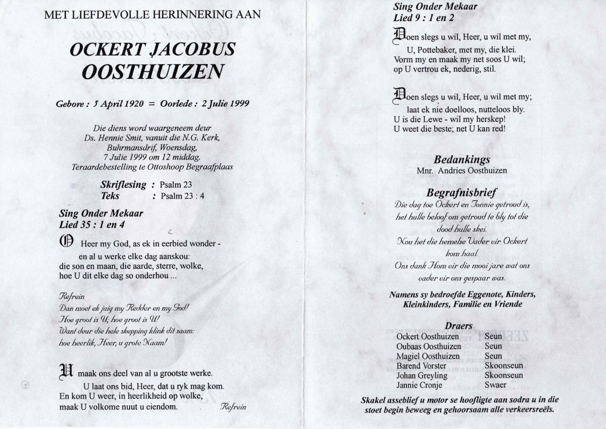 OOSTHUIZEN-Ockert-Jacobus-Nn-Ockert-1920-1999-M-02