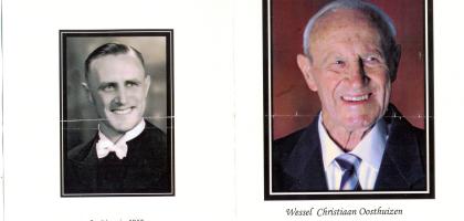 OOSTHUIZEN-Wessel-Christiaan-Nn-Wessel-1923-2010-Ds-M