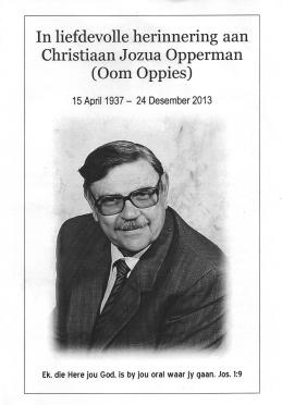 OPPERMAN-Christiaan-Jozua-Nn-Christo.Oppies-1937-2013-M
