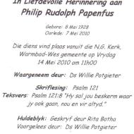 PAPENFUS, Philip Rudolph 1928-2010_2