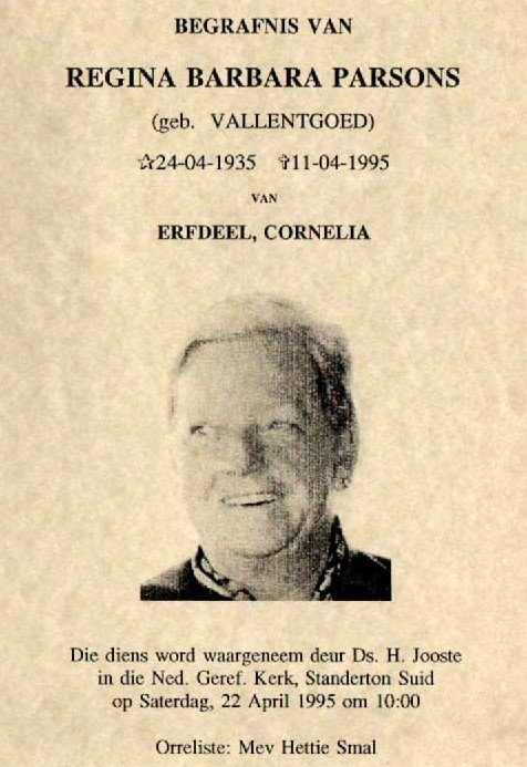 PARSONS-Regina-Barbara-nee-Vallentgoed-Nn-Gien-1935-1995-F_2