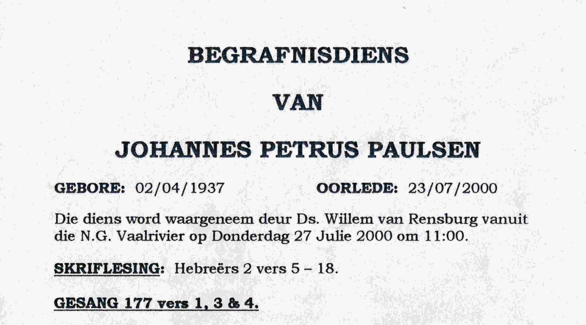 PAULSEN-Johannes-Petrus-1937-2000-M_98