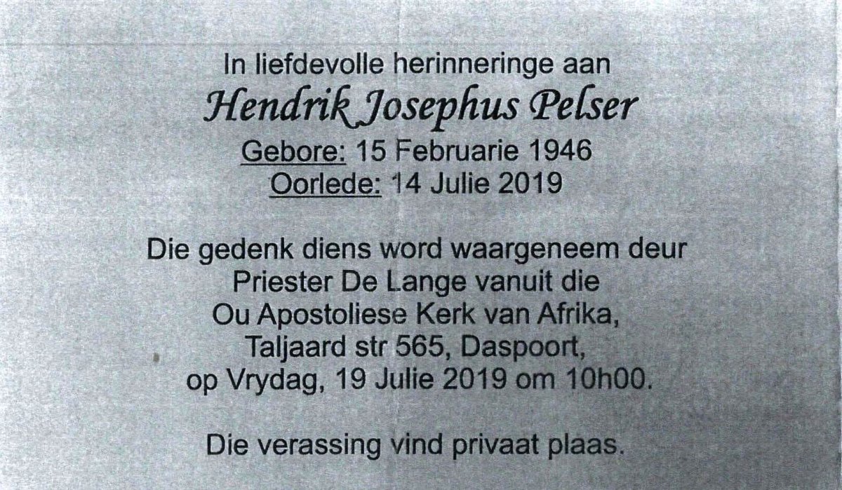 PELSER-Hendrik-Josephus-Nn-Hennie-1946-2019-M_2