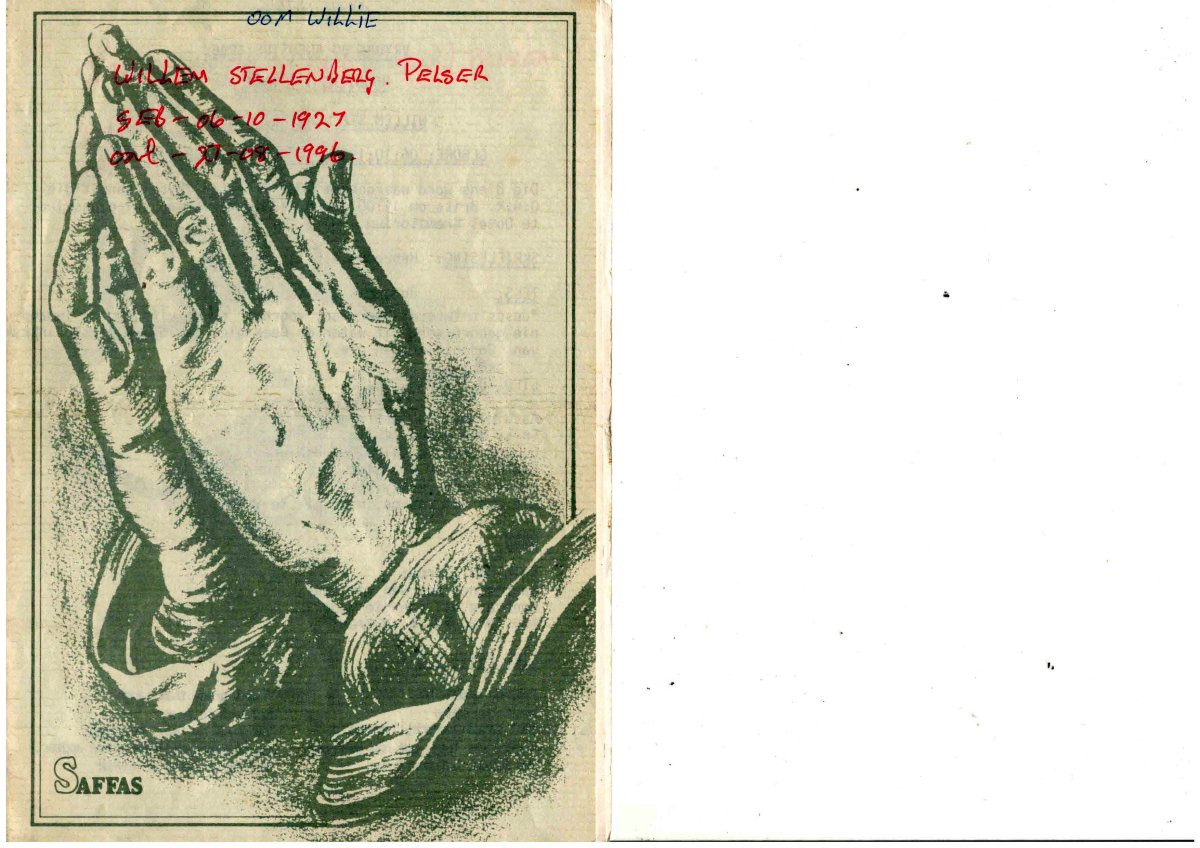 PELSER-Willem-Stellenberg-Nn-OomWillie-1927-1996-M-1