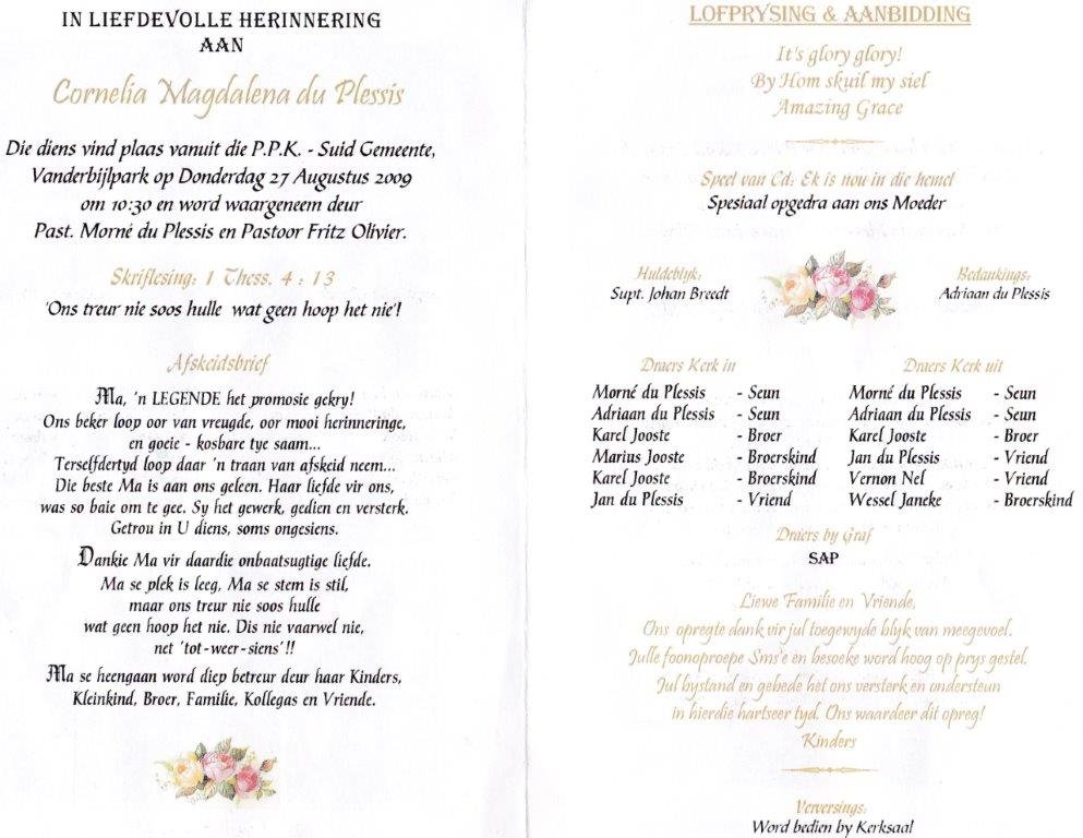 PLESSIS-DU-Cornelia-Magdalena-Nn-Magda-née-Jooste-1957-2009-F_02