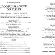 PLESSIS, Jacobus Francois du 1928-2010_2