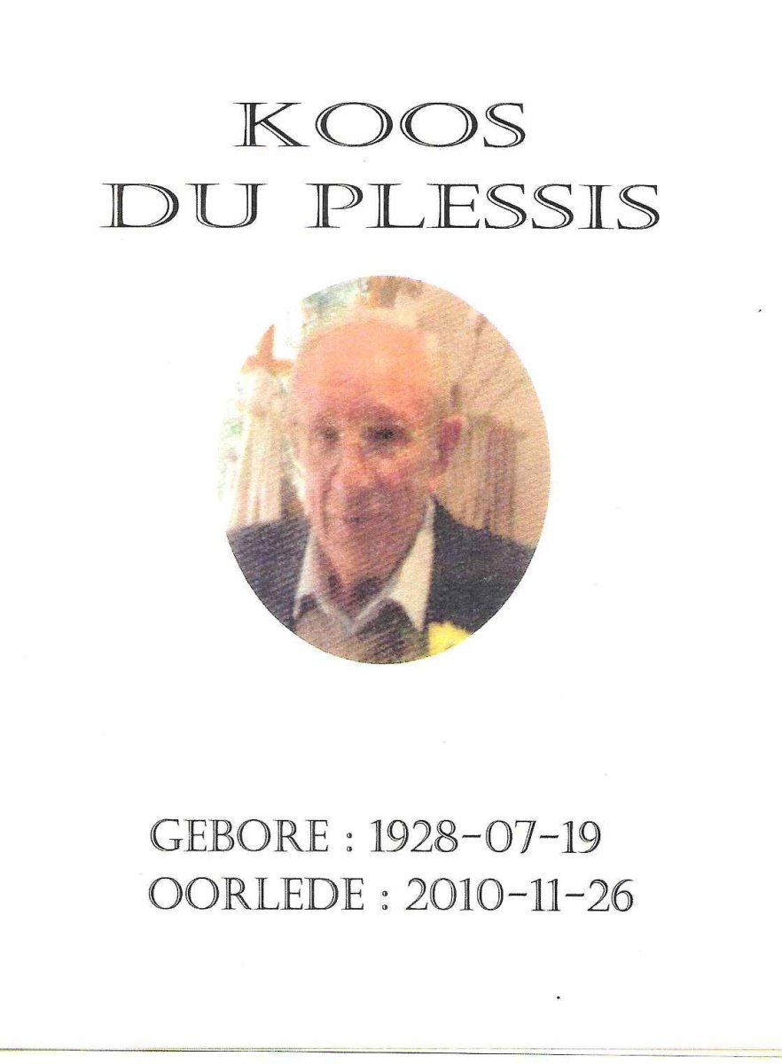 PLESSIS-DU-Jacobus-Francois-Nn-Koos-1928-2010-M_1