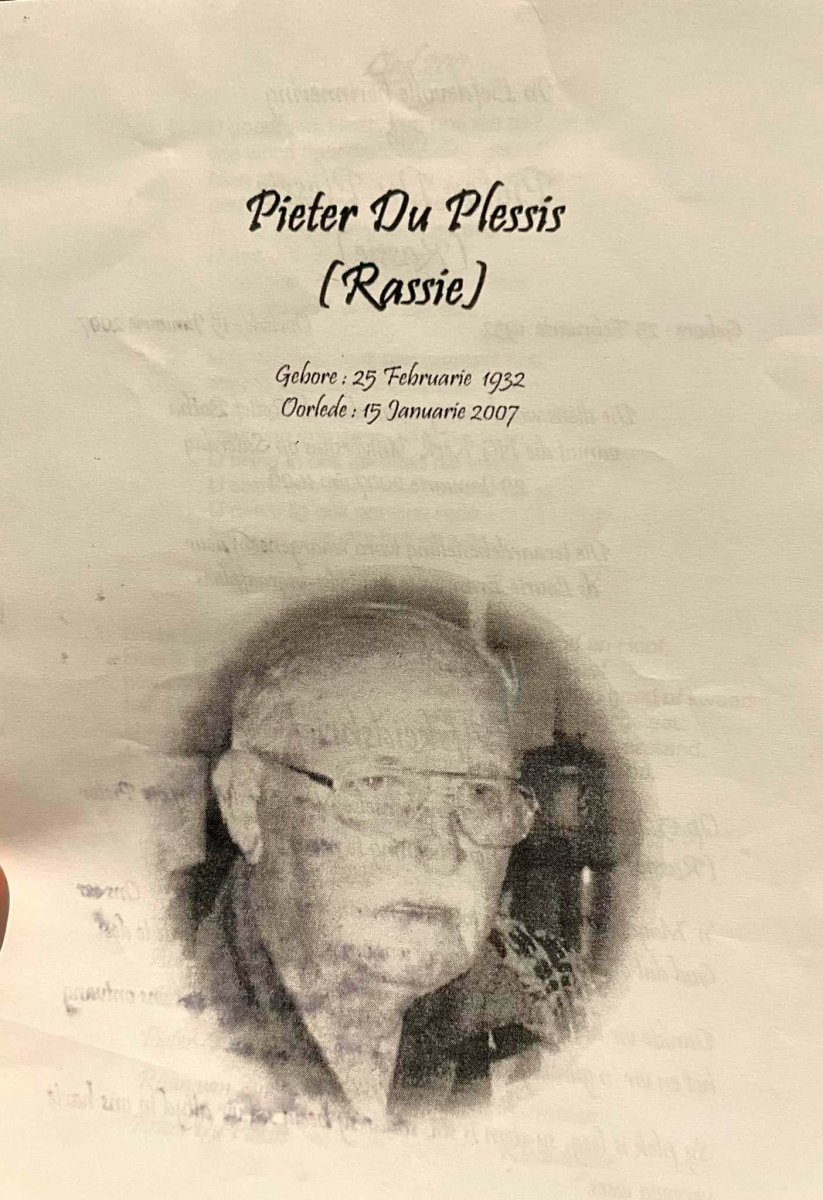 PLESSIS-DU-Pieter-Willem-Erasmus-Nn-Pieter.Rassie-1932-2007-M_1
