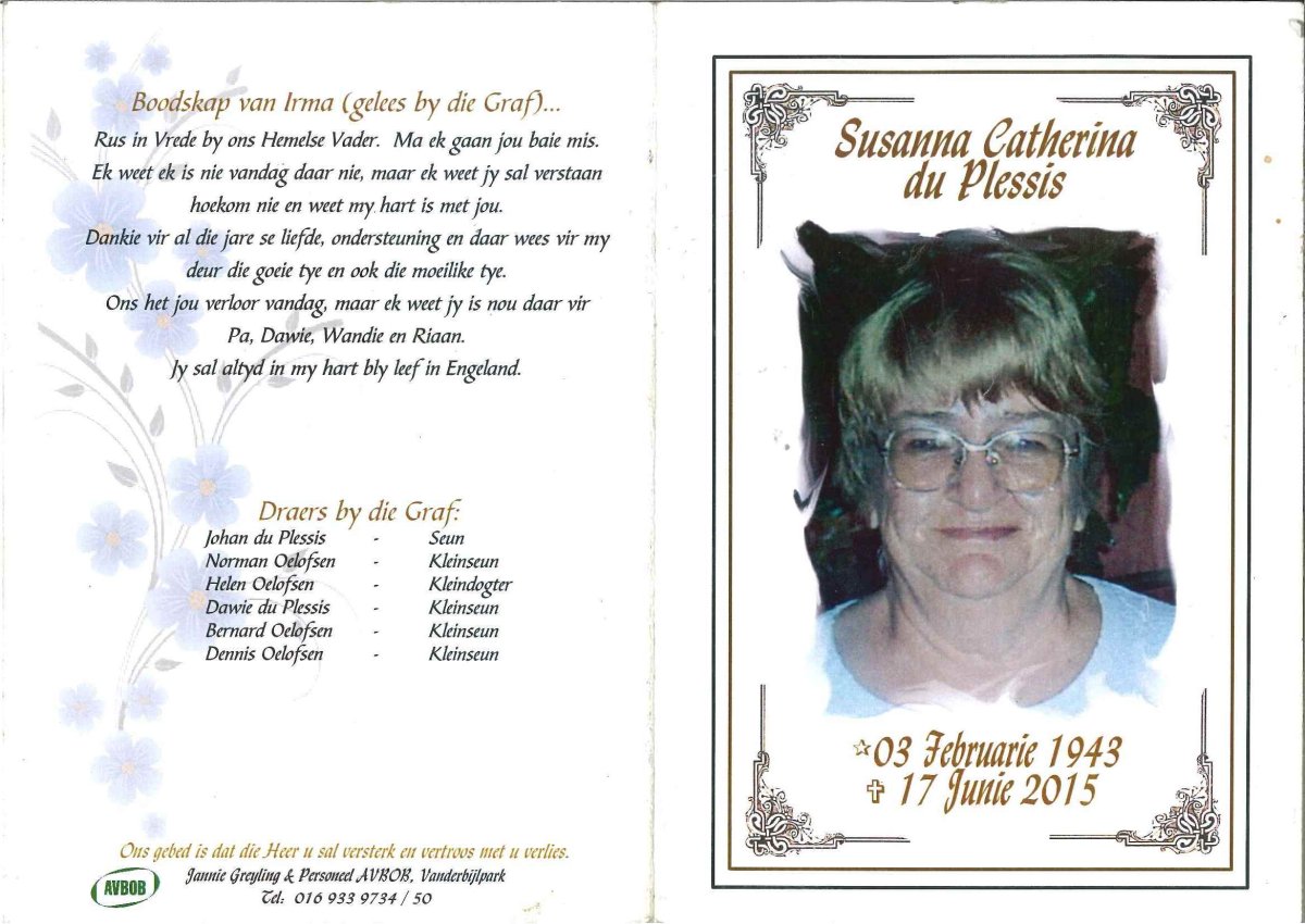 PLESSIS-DU-Susanna-Catherina-1943-2015-F_1