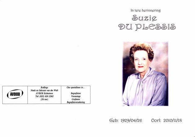 PLESSIS-DU-Susanna-Gertruida-Magdalena-Hendrina-Nn-Suzie-nee-Riekert-1929-2010-F_1