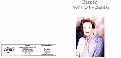 PLESSIS-DU-Susanna-Gertruida-Magdalena-Hendrina-Nn-Suzie-nee-Riekert-1929-2010-F
