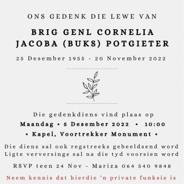 POTGIETER-Cornelia-Jacoba-Nn-Buks-1955-2022-BrigGenl-F
