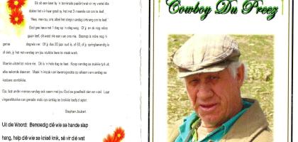 PREEZ-DU-Arie-Willem-Nn-Cowboy-1945-2015-M