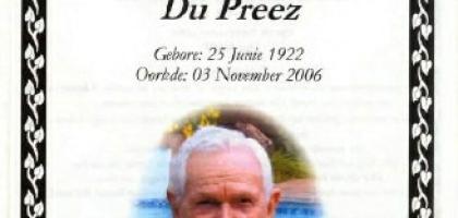 PREEZ-DU-Bartholomeus-Petrus-Nn-OupaKierie-1922-2006-M