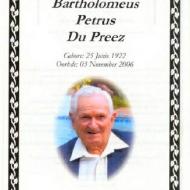 PREEZ-DU-Bartholomeus-Petrus-Nn-OupaKierie-1922-2006-M_99