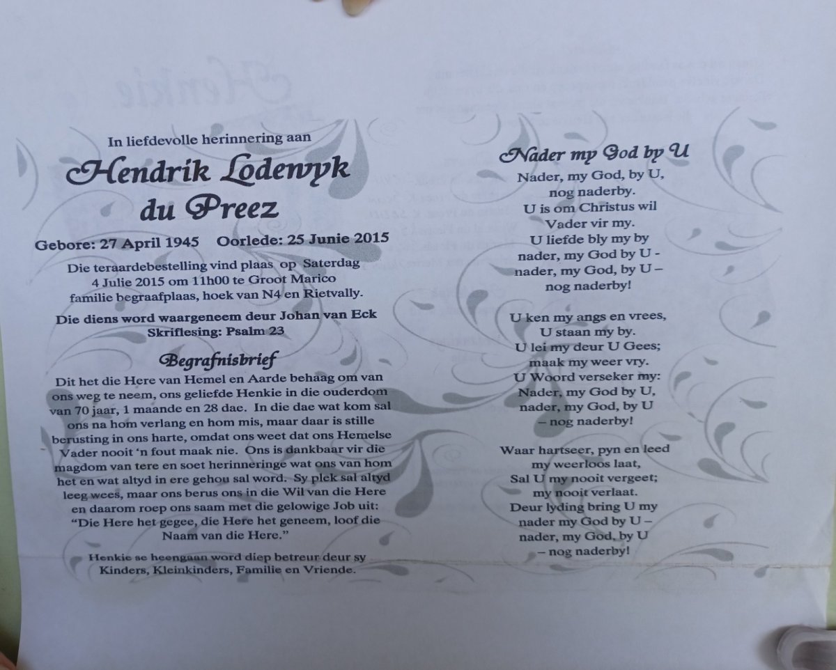 PREEZ-DU-Hendrik-Lodewyk-Nn-Henkie-1945-2015-M-02