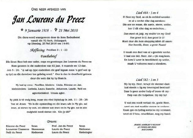 PREEZ-DU-Jan-Lourens-Nn-Laurie-1918-2010-M_2