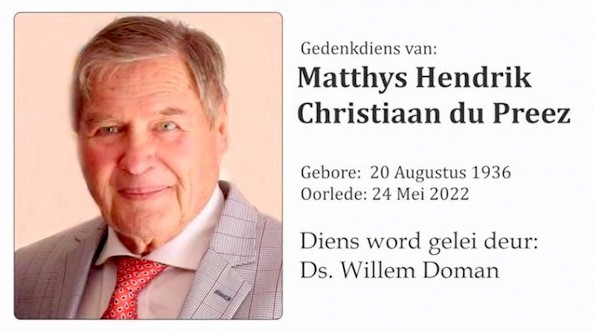 PREEZ-DU-Matthys-Hendrik-Christiaan-Nn-Thys-1936-2022-M_2