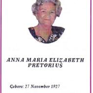 PRETORIUS, Anna Maria Elizabeth 1927-1999_1