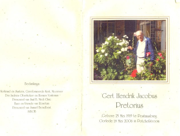 PRETORIUS, Gert Hendrik Jacobus 1919-2006_01