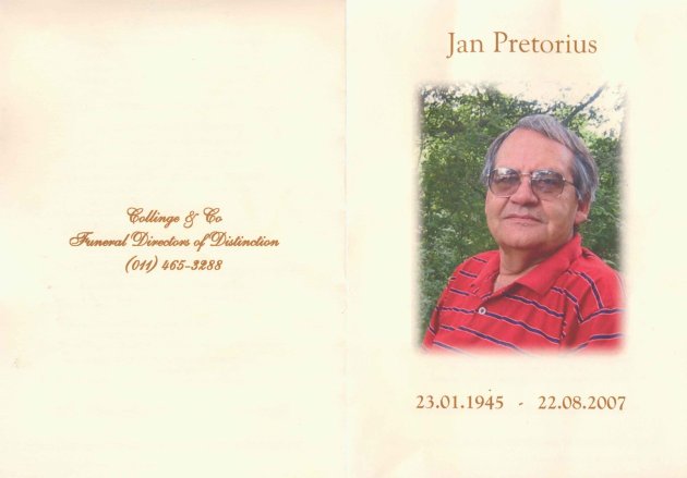 PRETORIUS, Jan 1945-2007_01