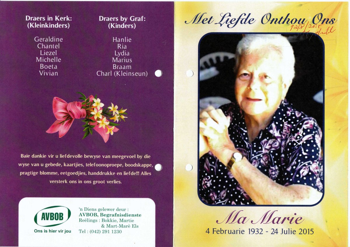 PRETORIUS-Maria-Dorothea-Elizabeth-Nn-Marie-nee-DeBruyn-1932-2016-F_1