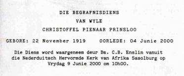 PRINSLOO-Christoffel-Pienaar-1919-2000-M_99